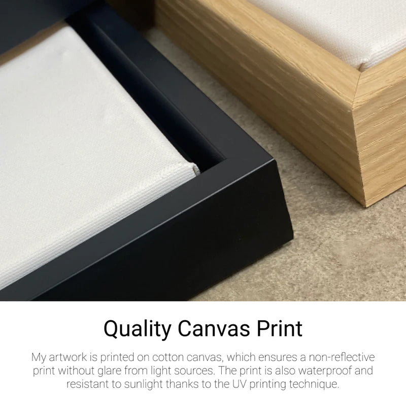 Canvas Print: "Kiss"