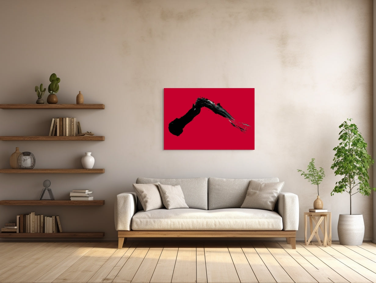 Canvas Print: "Red Mountain"