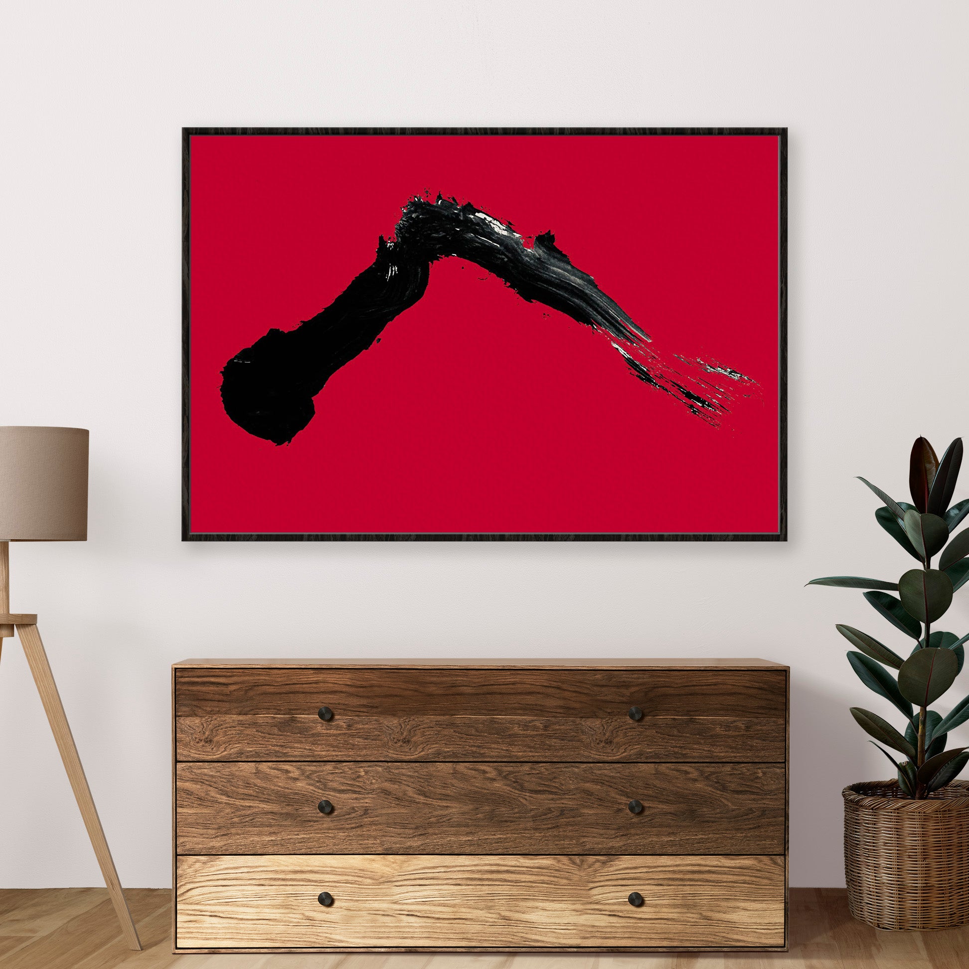 Canvas Print: "Red Mountain"