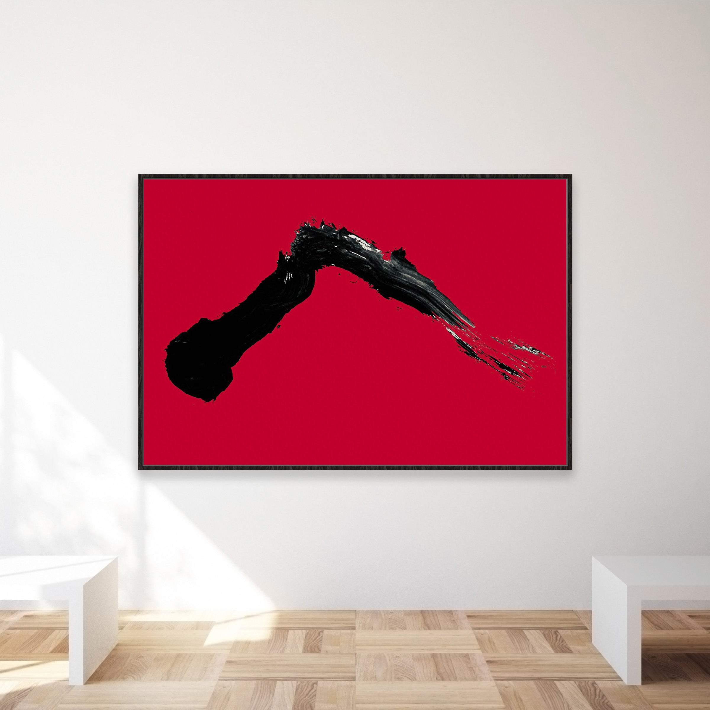 Canvas Print: "Red Mountain"